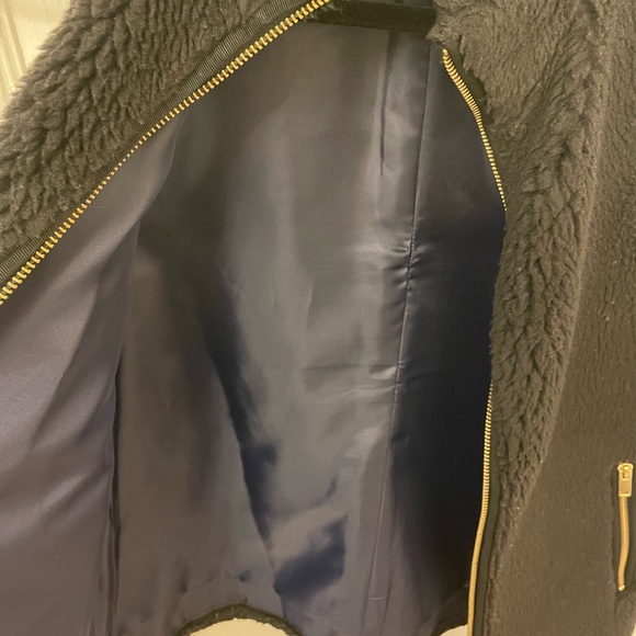 J. Crew Sherpa Vest, Black, XS - Picture 3 of 7